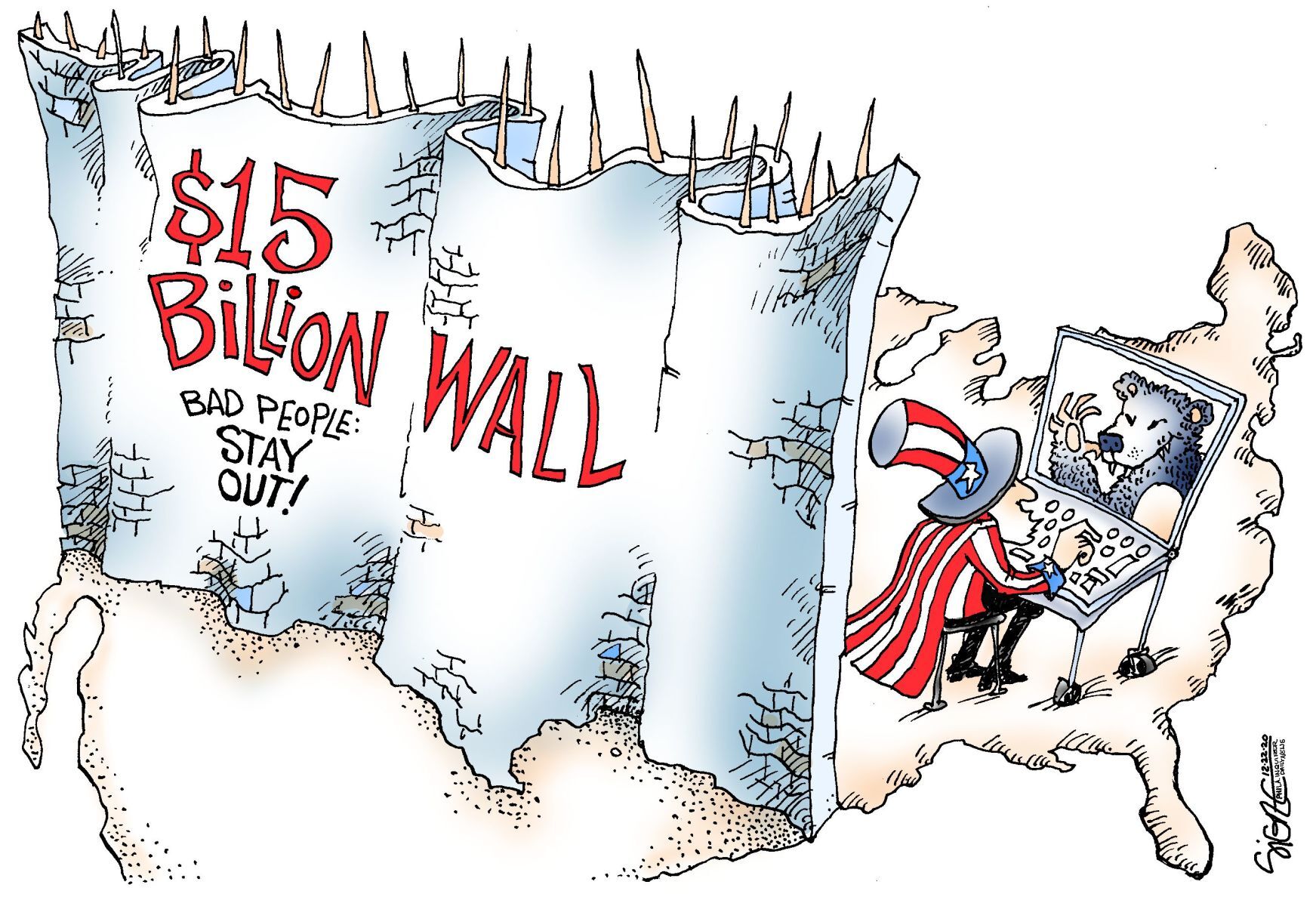 Signe Wilkinson cartoon